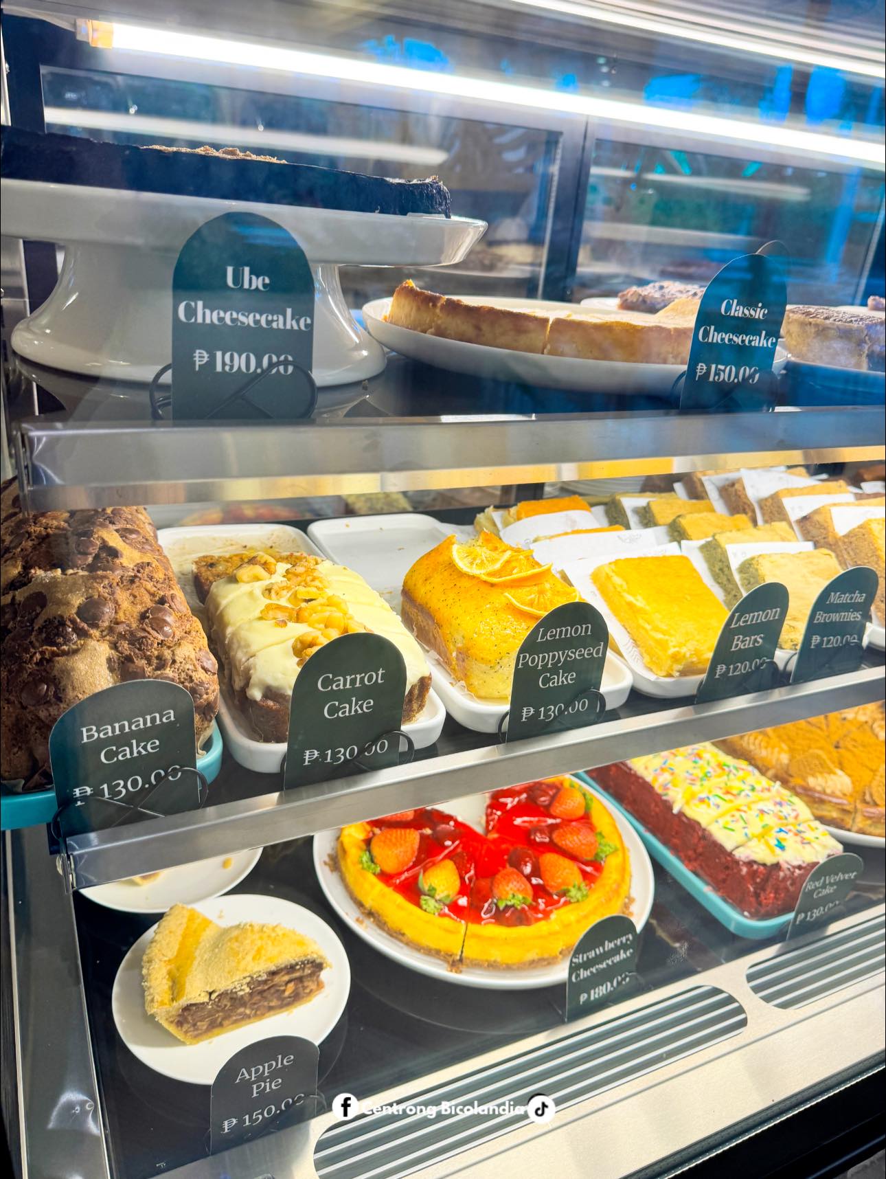 Cakes and Pastries Display